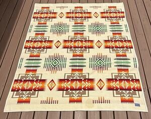 Pendleton Beaver State Wool Blanket Chief Joseph Aztec Southwestern 63 x 72